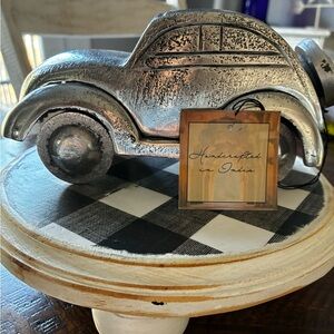 Silver Handcrafted Volkswagen Car